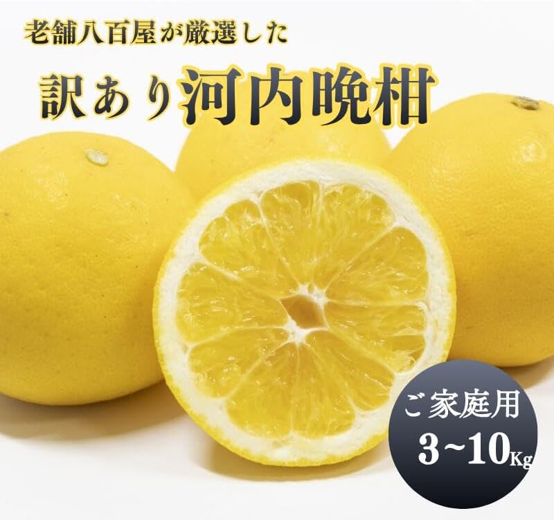 河内晩柑 訳あり3kg/5kg/10kg かわちばんかん 晩柑 愛媛県産 ご家庭用 スレ 汚れ 黒点あり