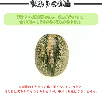 メロン 赤肉 青肉 メロンセット 2玉（1玉 1kg以上）大玉 訳あり／2玉（1玉 1kg以上） 化粧箱入り ギフト 贈答 熊本県産  めろん 食べ比べ