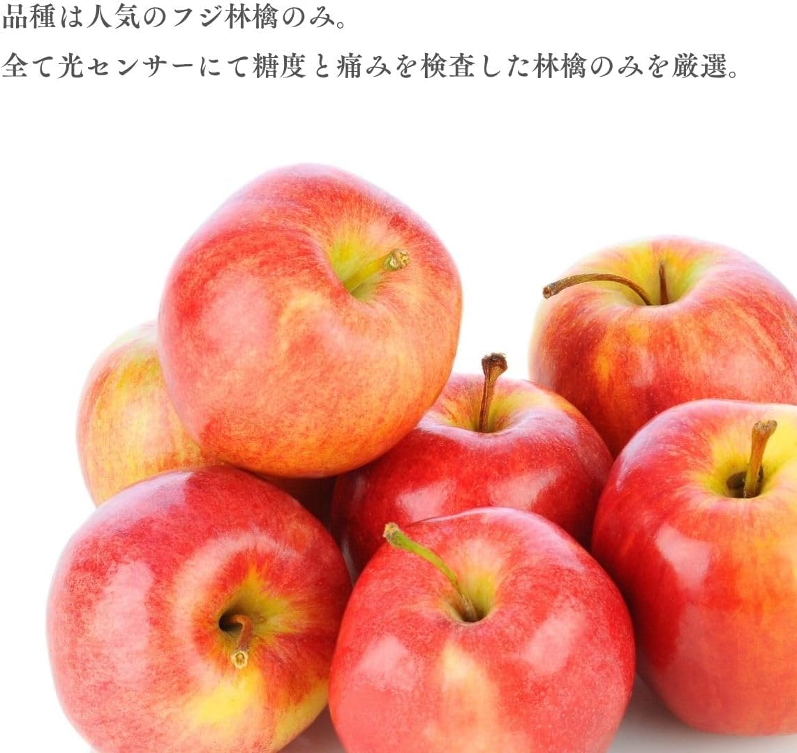 特選ふじりんご　2kg／5kg／10kg　 長野県産・その他　【 糖度13.5度以上　光センサー選別品】