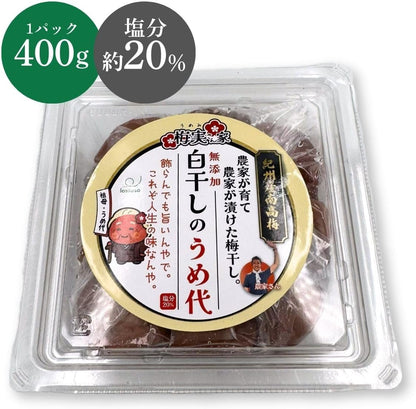 梅干し 白干し 紀州南高梅 無添加 大粒 塩分20% 3L～4L 訳あり 400g／400g x2／400g×3／400g×4 酸っぱい 国産 和歌山 なんこう梅