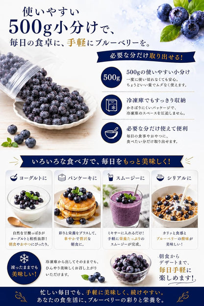 冷凍ブルーベリー