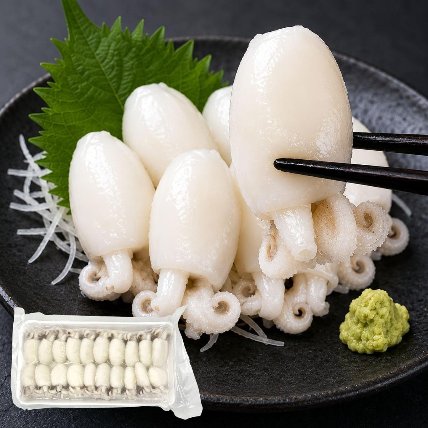 コウイカ 240g／240g×2／240g×4 ベトナム産 生食用 刺身 冷凍 ボイル ひとくちサイズ 甲イカ いか