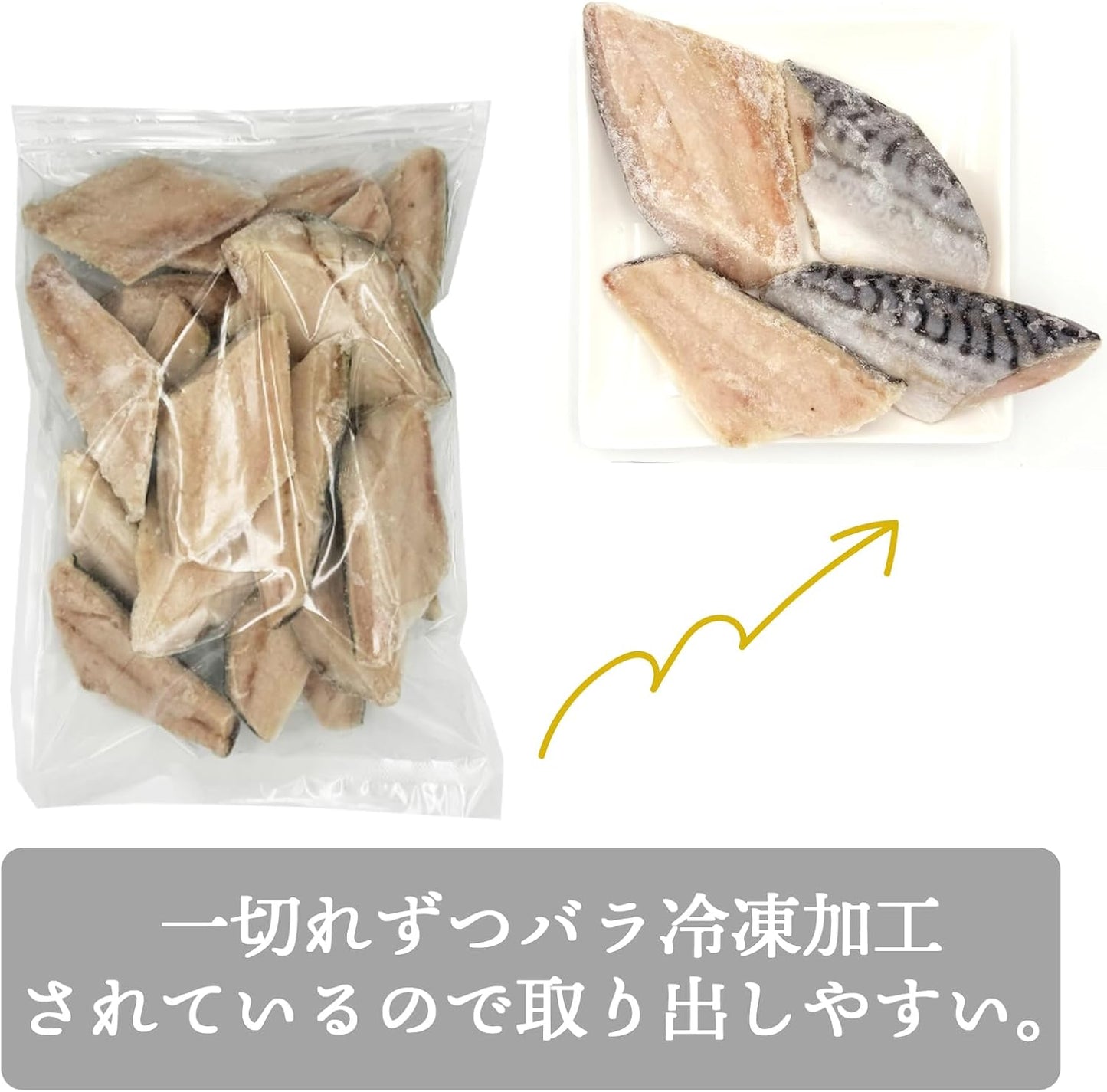 骨なし 鯖 冷凍 骨取りサバ 無塩 切り身 訳あり 1kg(約50gｘ約20切れ入)/2kg(約50gｘ約20切れ入)×2パックさば サバ バラバラ冷凍 [みさわのやさい]