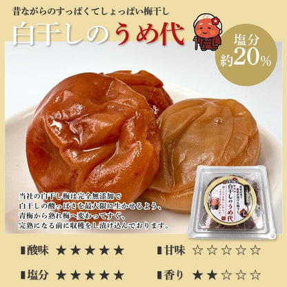 梅干し 白干し 紀州南高梅 無添加 大粒 塩分20% 3L～4L 訳あり 400g／400g x2／400g×3／400g×4 酸っぱい 国産 和歌山 なんこう梅