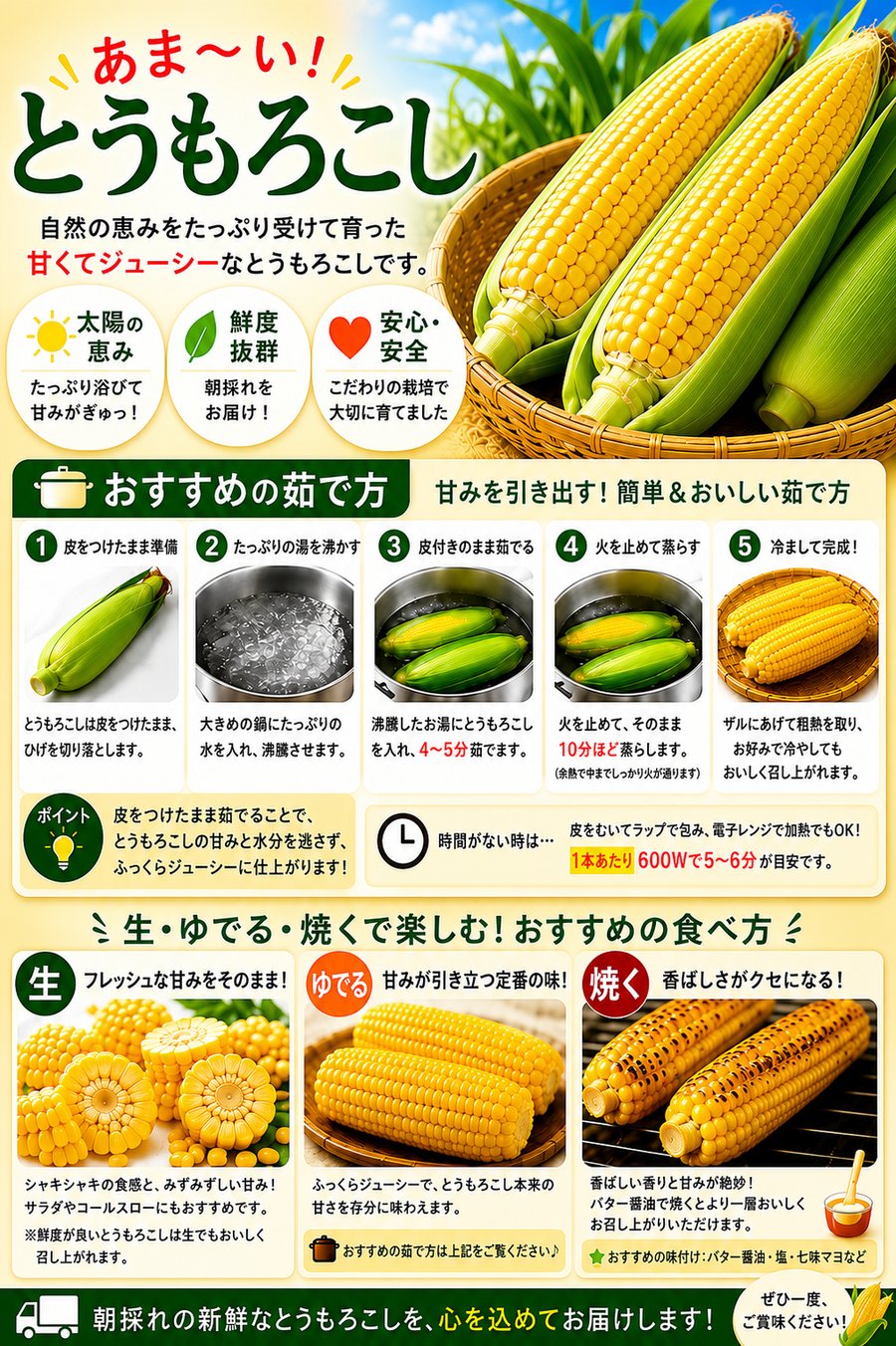 とうもろこし